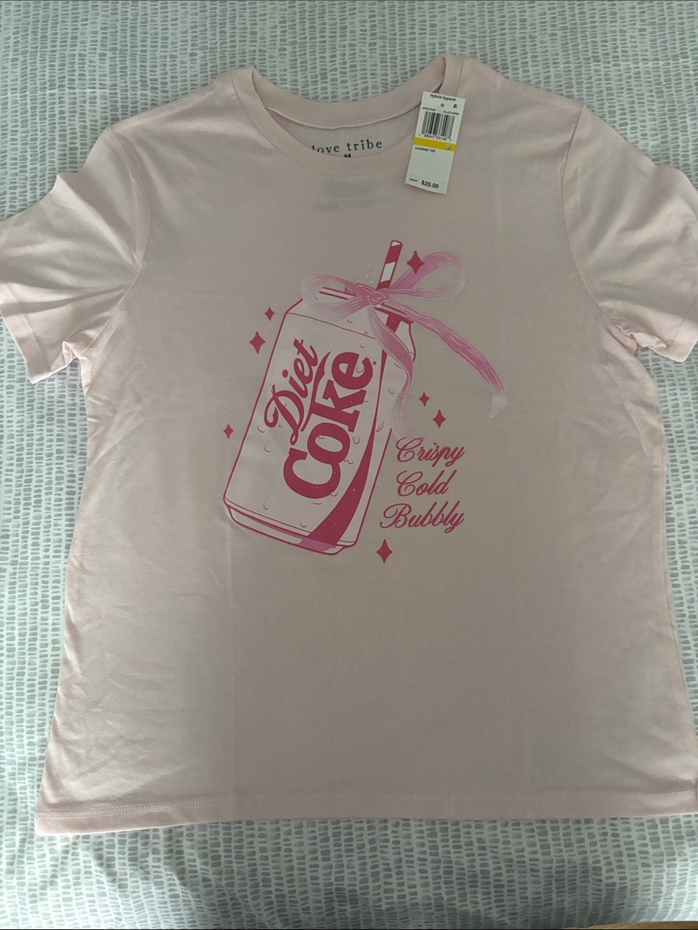 Love Tribe Pink Diet Coke Graphic Tee
